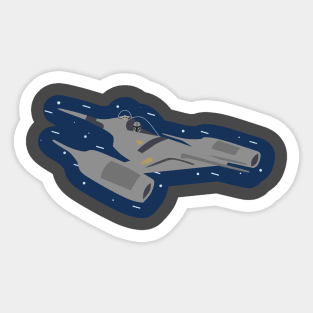 Naboo Starfighter Sticker